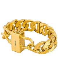 Givenchy G Chain Lock Bracelet - Metallic