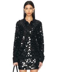 Helmut Lang - Long Sleeve Polo Top - Lyst