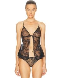 Skims - Ultra Fine Lace Open Front Cami Top - Lyst
