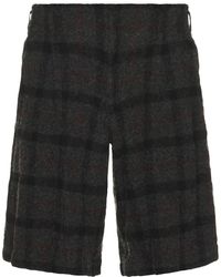 Comme des Garçons - Check Shorts - Lyst