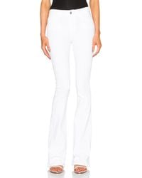 M.i.h Jeans Marrakesh Bodycon Flared Jeans - White