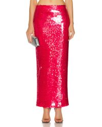 LAPOINTE - Stretch Sequin Long Pencil Skirt - Lyst