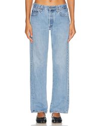 aligrace - Vintage Relaxed Split Jeans - Lyst