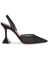 AMINA MUADDI - Holli 95 Mesh Sling Pump - Lyst