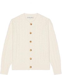 AFTER PRAY - Ernest Cable Knit Cardigan - Lyst