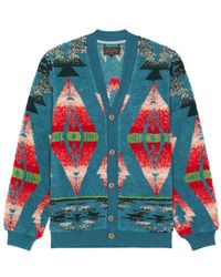 Beams Plus - Cardigan Boa Jacquard - Lyst