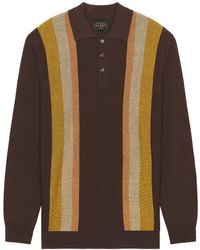 Beams Plus - Knit Polo Stripe Argyle - Lyst
