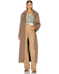 Lemaire Tie Coat - Braun