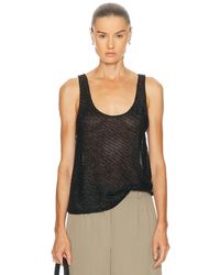 St. Agni - Glass Beaded Mesh Top - Lyst