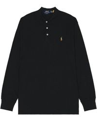 Polo Ralph Lauren - Pima Long Sleeve Polo - Lyst