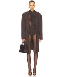 Norma Kamali - Oversized Double Breasted Jacket - Lyst