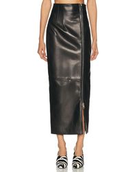KHAITE - Gres Skirt - Lyst