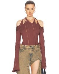 Jade Cropper - Braided Long Sleeve Top - Lyst