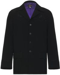 Needles - Western Leisure Jacket Double Cloth In Black - Lyst