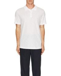 Theory - Bron Cotton Polo - Lyst