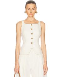 Nicholas - Square Neck Button Through Top - Lyst