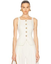 Nicholas - Square Neck Button Through Top - Lyst