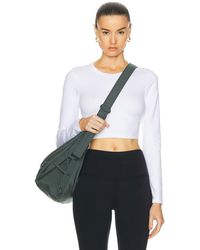 Alo Yoga - Soft Crop Finesse Long Sleeve Top - Lyst