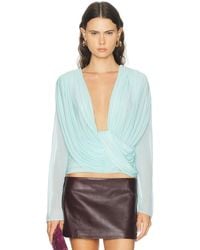 Christopher Esber - Ripple Drape Long Sleeve Top - Lyst