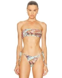 Skims - X Cavalli Micro Bandeau Bikini Top - Lyst