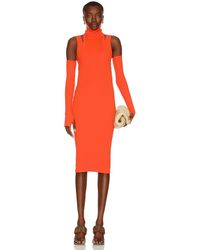 Damen Bekleidung Kleider Kleider für formelle Anlässe und Abendkleider Nbd Synthetik ABENDKLEID DAVIS in Orange 