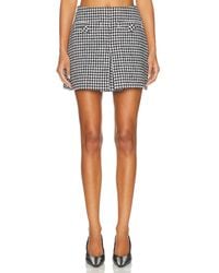 Marc Jacobs - Gingham Tweed Mini Skirt - Lyst