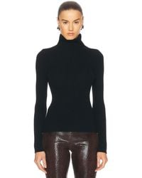 Enza Costa - Rib Turtleneck Sweater - Lyst