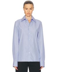 Saint Laurent - Button Up Top - Lyst