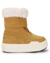 Moon Boot - Suede Junior Park Strap Boot - Lyst