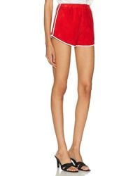 SPRWMN - Dolphin Athletic Stripe Leather Short - Lyst