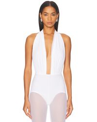 Norma Kamali - Halter Bodysuit - Lyst