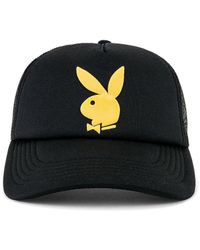 Pleasures X Playboy Bunny Trucker Hat - Black