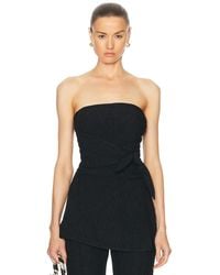 Ganni - Strapless Top - Lyst