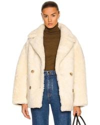 nili lotan shearling coat