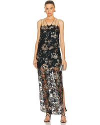 AKNVAS - Astor Embroidered Gown - Lyst