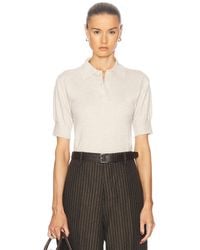ÉTERNE - Journey Cashmere Polo Top - Lyst