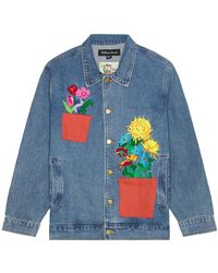Kidsuper - Flower Pots Denim Jacket - Lyst