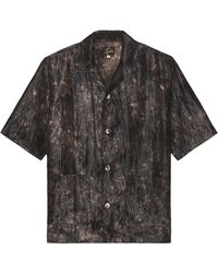 Needles - Cabana Shirt Bright Cloth Uneven Dye In Brown - Lyst