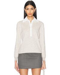 Givenchy - Long Sleeve Polo Top - Lyst