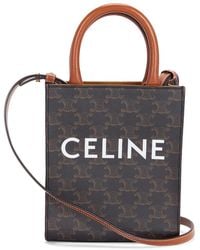Celine - Vertical Cabas Mini Tote Bag - Lyst