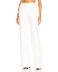 Tom Ford Tailored Wide Leg Pant - White