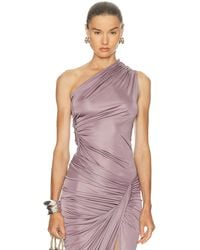 Atlein - Ruched Asymmetric Top - Lyst