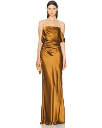 The Sei - Strapless Arm Drape Gown - Lyst