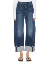 Mother - The Half Pipe Ankle Cuff Fray Jeans - Lyst