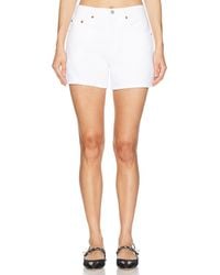 RE/DONE - Mid Rise Boy Short - Lyst