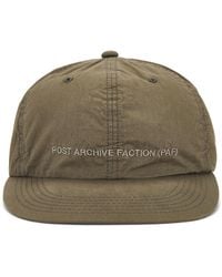 Post Archive Faction キャップ Gray 8.0 Logo Right Cap by POST ARCHIVE FACTION (PAF) on Sale