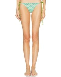 CASABLANCA - Wavy Monogram String Bikini Bottom - Lyst