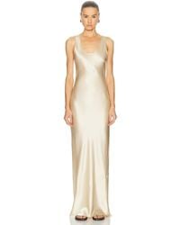 Enza Costa - Silk Satin Tank Dress - Lyst
