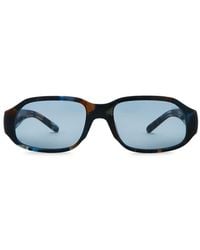 DIESEL - Rectangle Sunglasses - Lyst