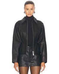 The Sei - Fitted Leather Jacket - Lyst